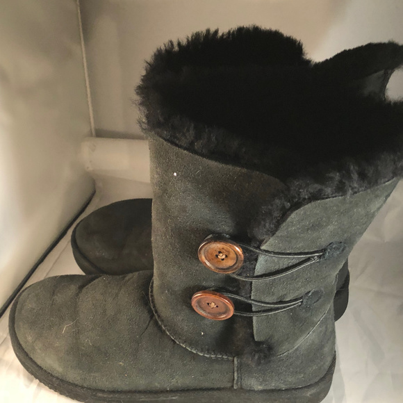 Cozie Steps Black Shearling Boots 7 - Picture 2 of 2